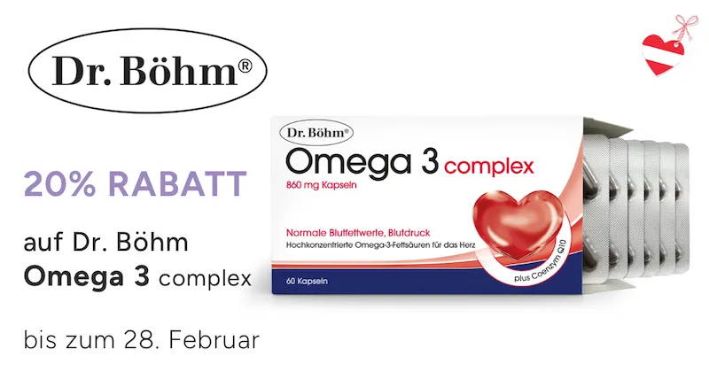 Aktion Dr. Böhm Omega3 complex