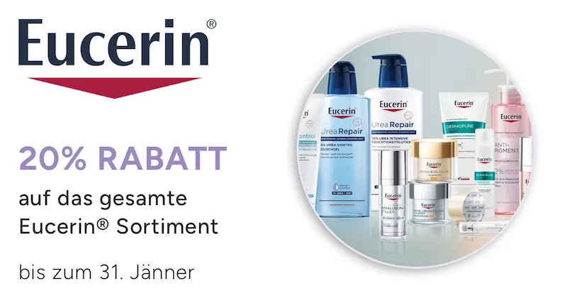 Aktion Eucerin 20% Rabatt