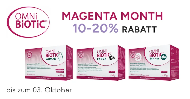 Aktion OmniBiotic Magenta Month