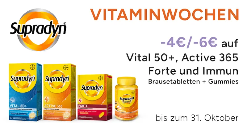 Aktion Vitaminwochen Supradyn