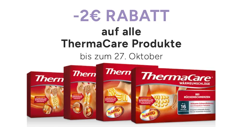 Aktion ThermaCare -2€